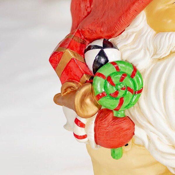 Gnomes Statues with Christmas Gifts Guards